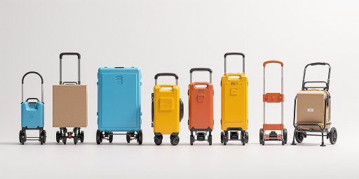 大型电商平台logo，橙色配色，购物车图案